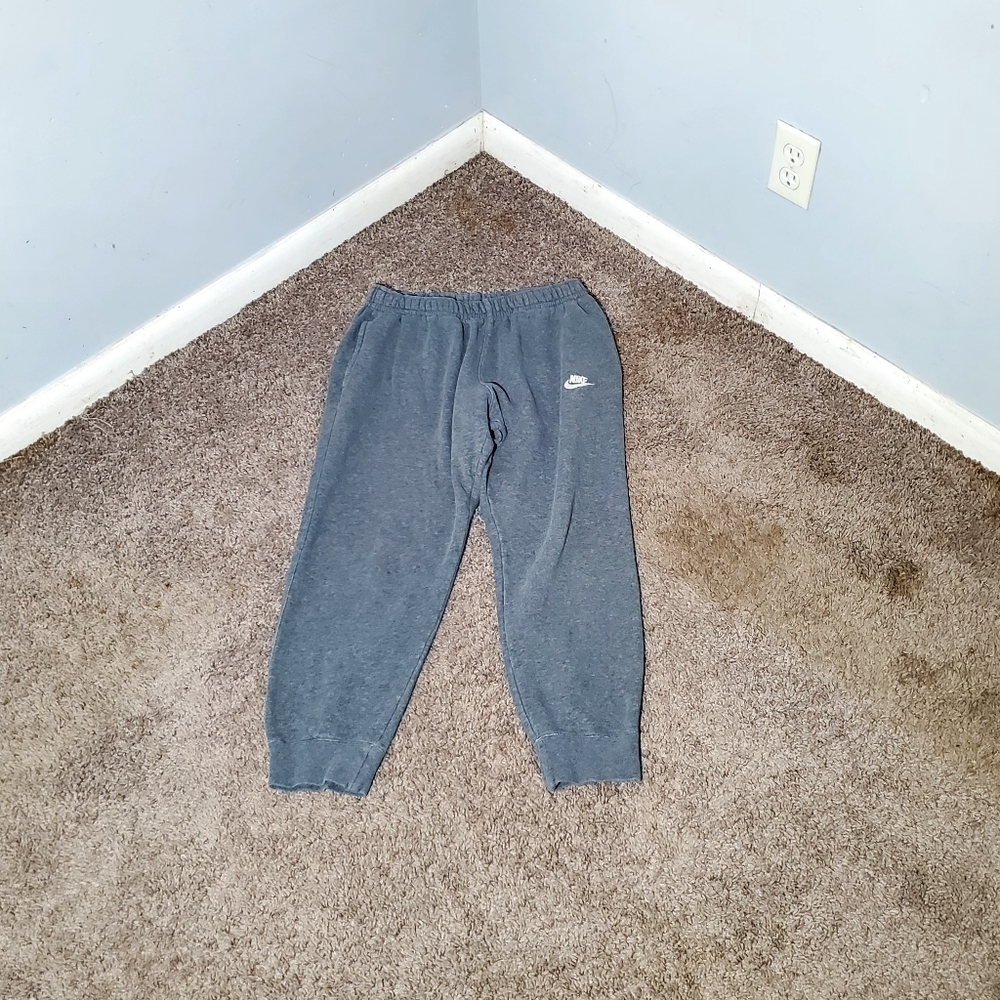 Grey Nike sweatpants